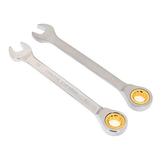 Made of Carbon Steel, Cr-V, Combination Wrench Set, Double-Open End Wrench, Professional Hand Tool, Hardware, Ratchet Combination Wrench, Spanner Set